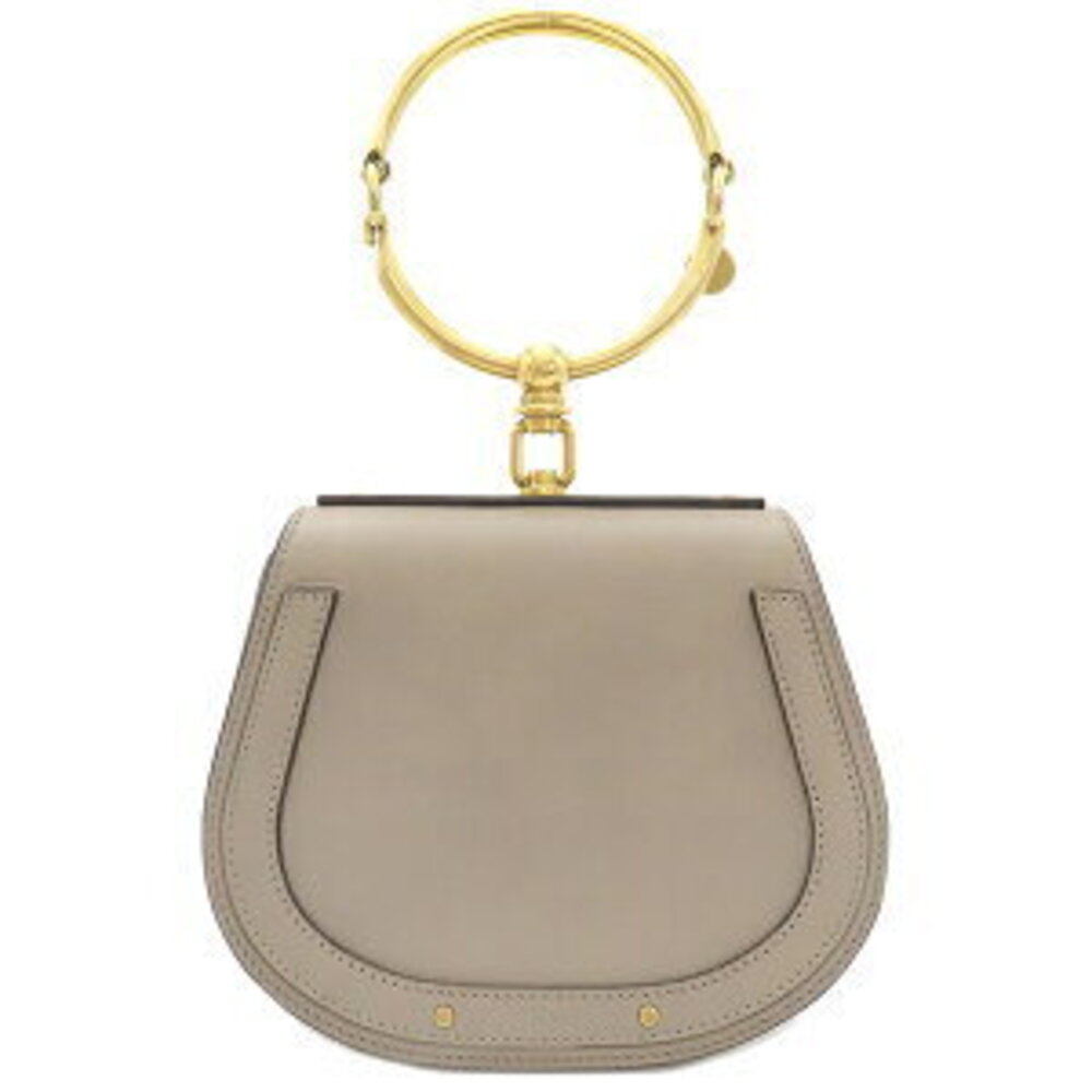 Chloe Bag Bracelet Leather Gray Handbag Shoulder